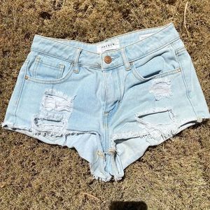 Pacsun High Rise Festival Jean Short size 23